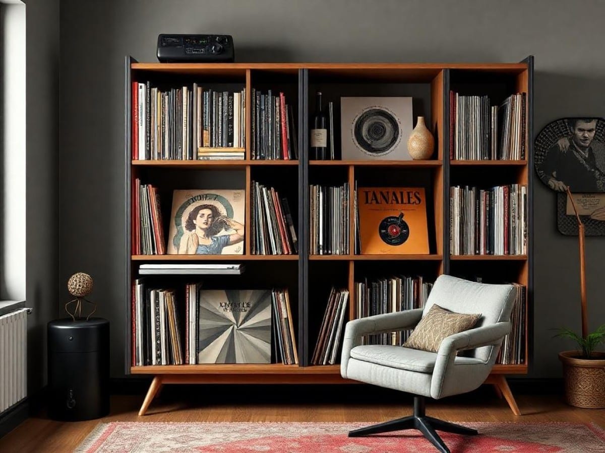 21 Idee per Esporre i Vinili in Modo Stiloso e Rock 'n' Roll