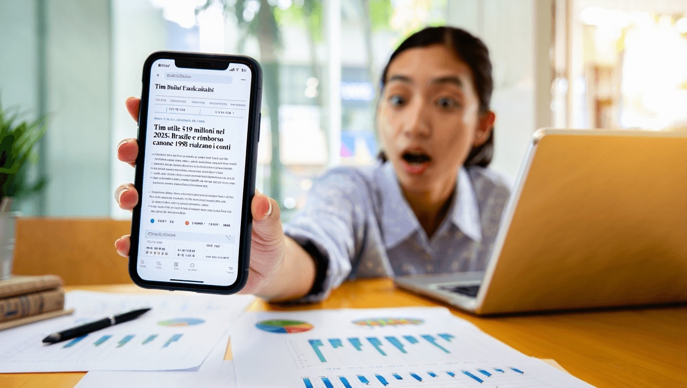 Tim chiude il 2025 con 519 milioni di utili grazie al Brasile e al rimborso del canone del 1998