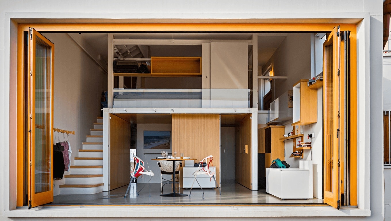 Un Appartamento di 47 m² a Madrid Giallissimo e Funzionale!