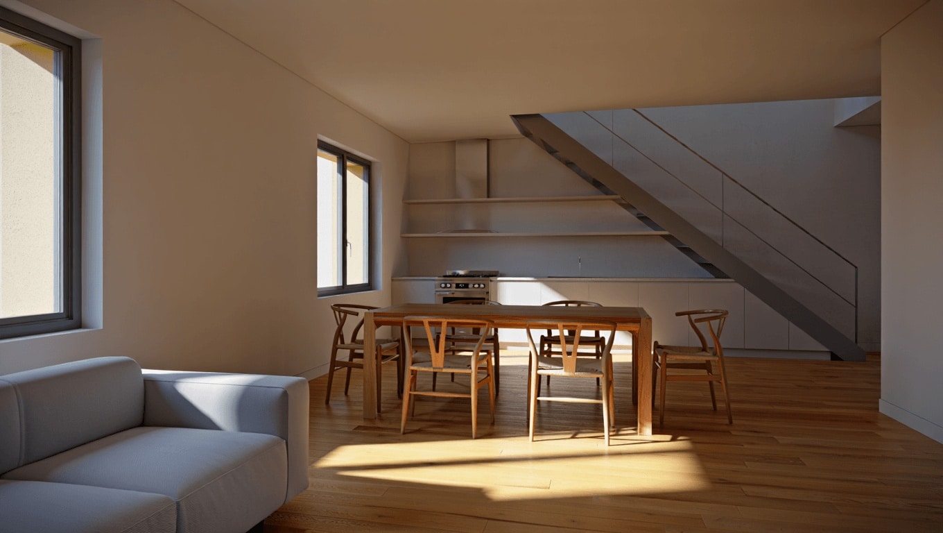 Due Architetti alle Prese con Un Appartamento a Pianta Irregolare