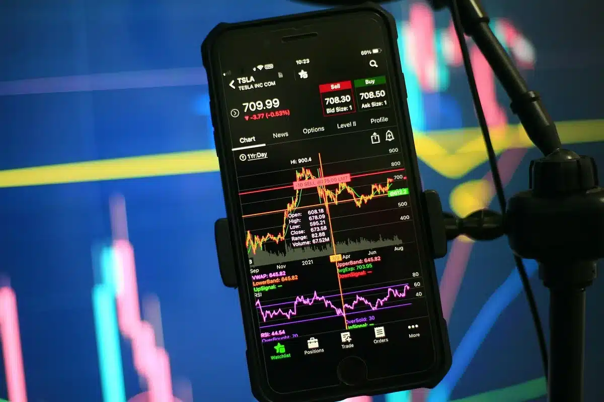 Analisi di portafoglio investimenti con grafici e dati finanziari