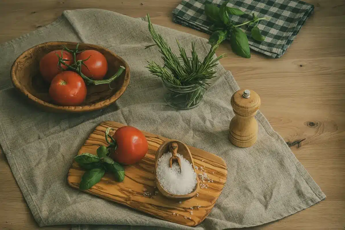 Mano anonima su una pila di bollette e calcolatrice su un tavolo di cucina