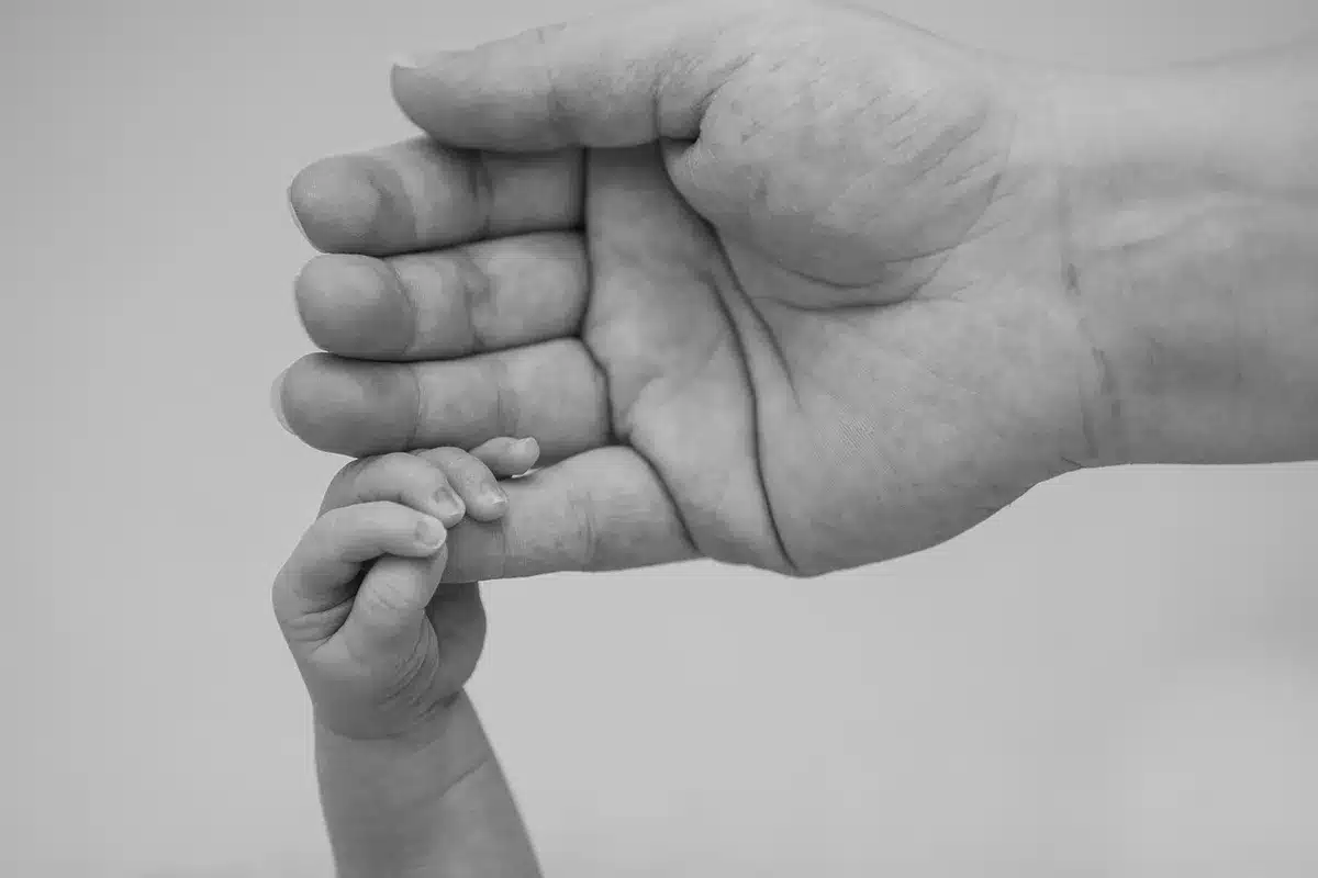Schermo con grafici dei rendimenti e una mano che scorre notizie politiche
